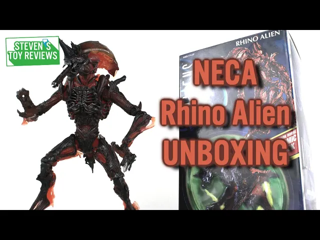neca rhino alien unboxing